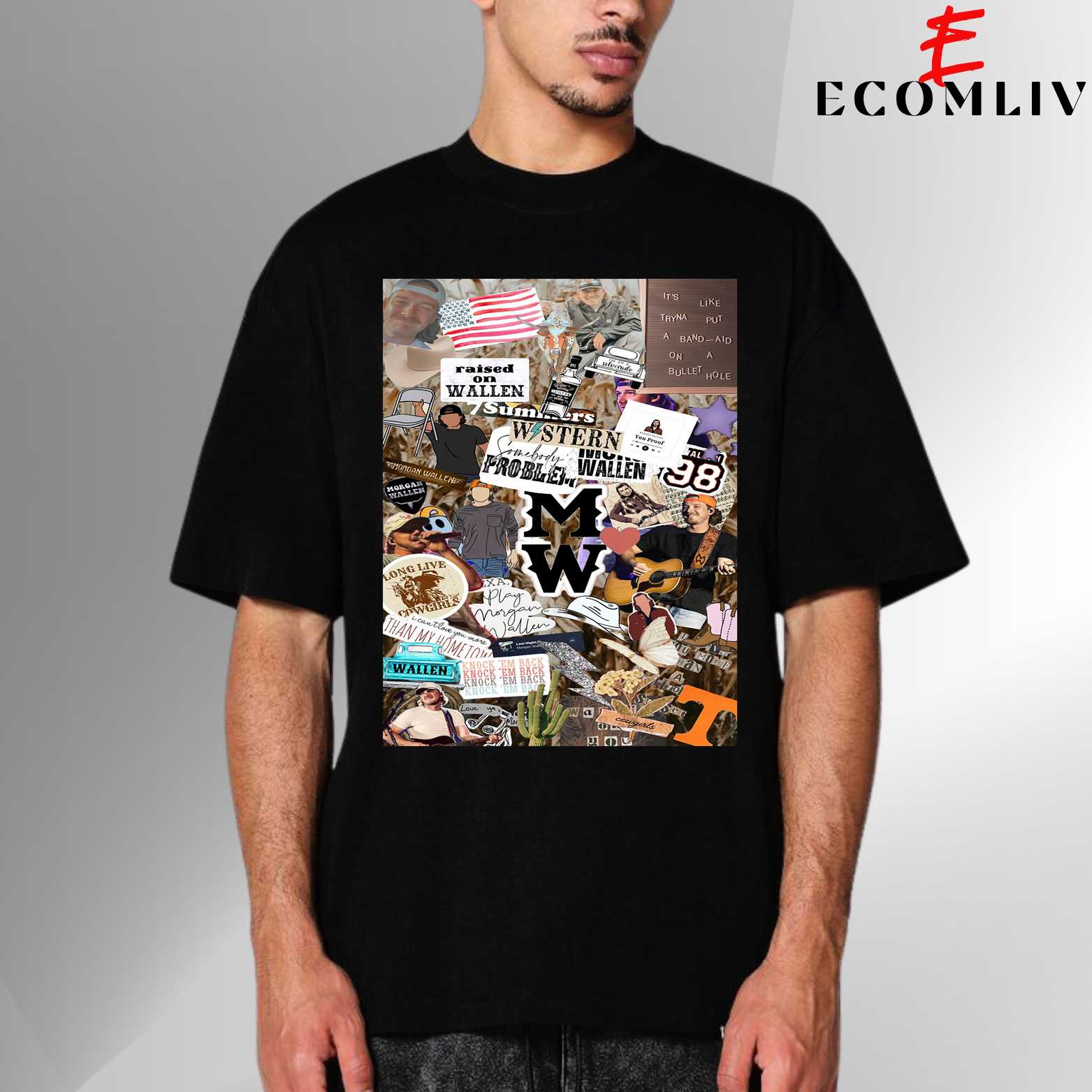 Morgan Wallen Tee, Unisex Streetwear T Shirt, Country Music Singer Shirt